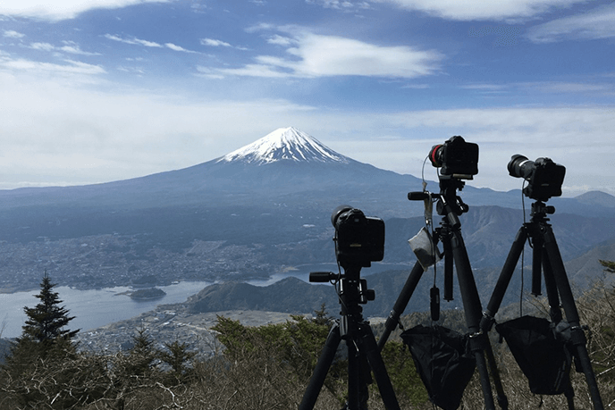 24時間タイムラプス撮影写真